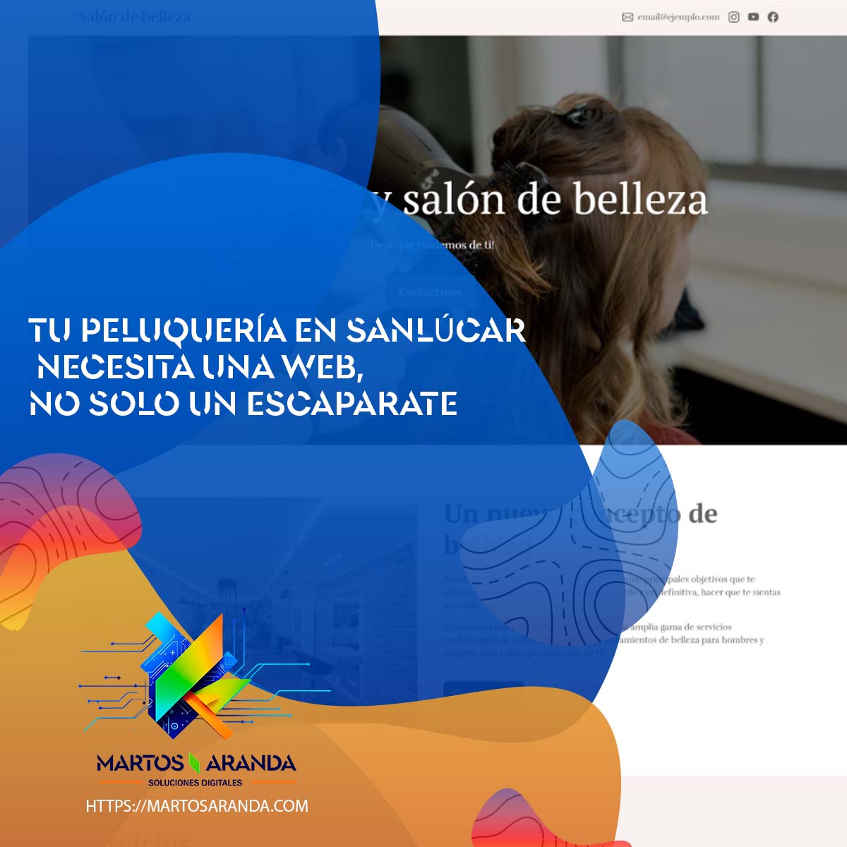 WEB PARA PELUQUERIA