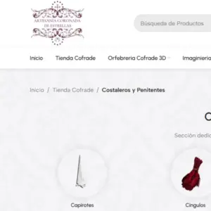 Artesanía Coronada de Estrellas: diseño web en sanlúcar de barrameda por Martos Aranda Cádiz