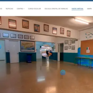 Visita virtual de tour en 360 grados en colegio sanlúcar de barrameda.