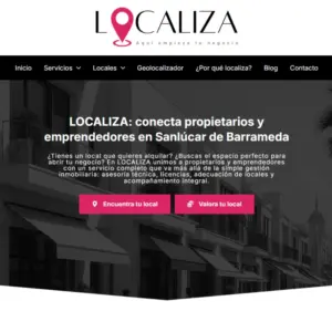 Localiza diseño web por Martos Aranda en Sanlúcar de Barrameda
