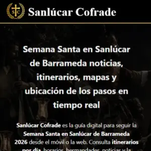 Sanlúcar Cofrade: desarrollo de aplicación móvil por Martos Aranda en Sanlúcar de Barrameda