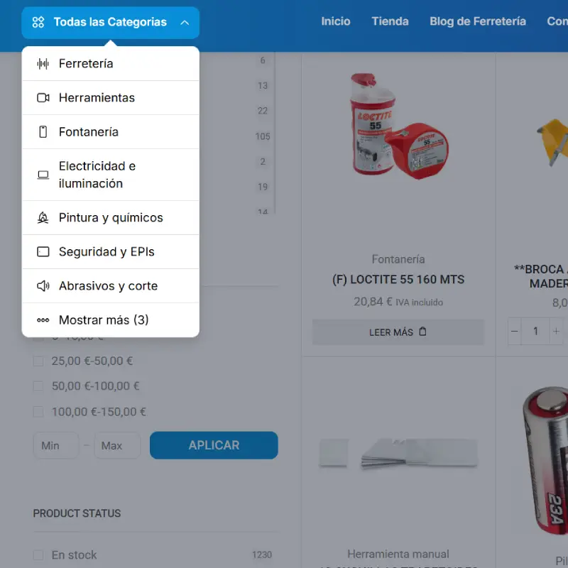 Diseño de tienda online para negocio tradicional local lucasur en sanlucar de barrameda por Martos Aranda