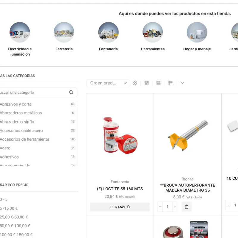 Diseño de tienda online para negocio tradicional local lucasur en sanlucar de barrameda por Martos Aranda