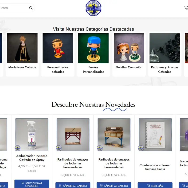 tienda online cofrades en sanlucar de barrameda cadiz por martos aranda